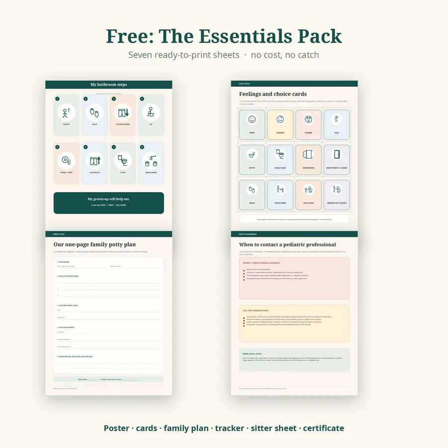 The free Essentials Pack